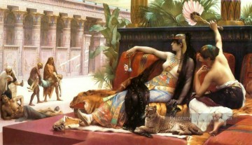  Alexandre Peintre - Cléopâtre testant les poisons sur les prisonniers condamnés Alexandre Cabanel